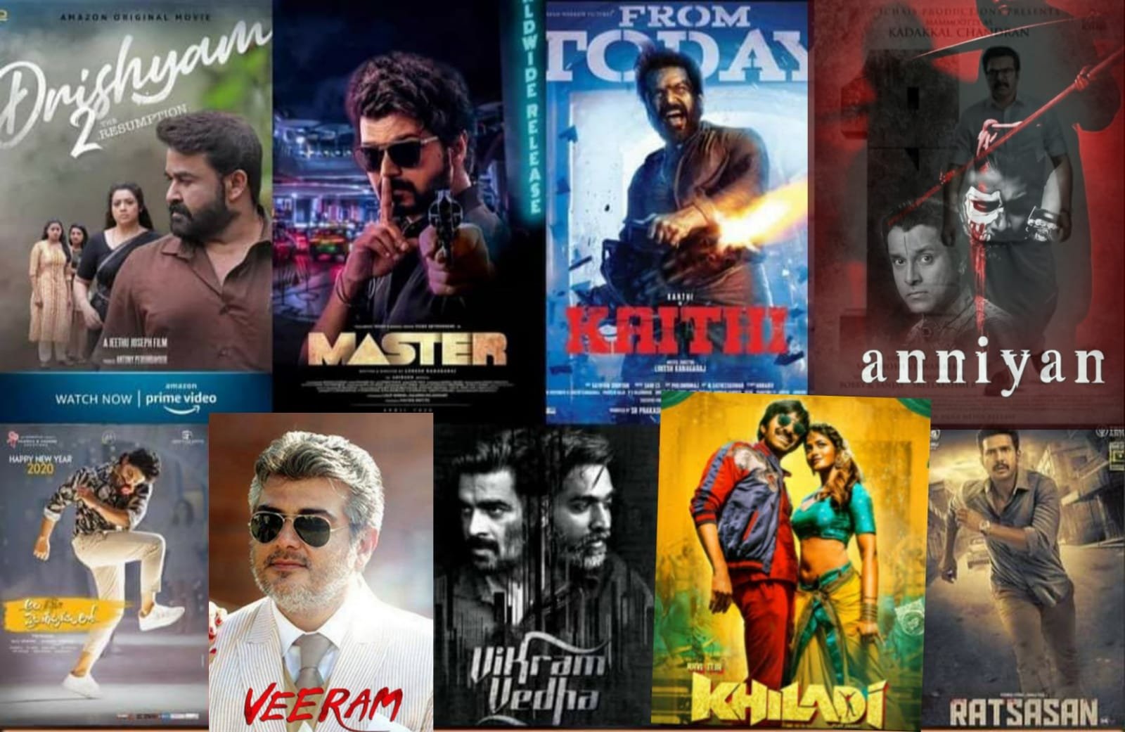 SouthIndian Films which’ll have a Hindi Remake of South Indian films we can't wait to watch.