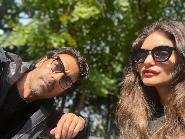 Arjun Rampal and Gabriella Demetriades selfies on the web are serving main couple targets