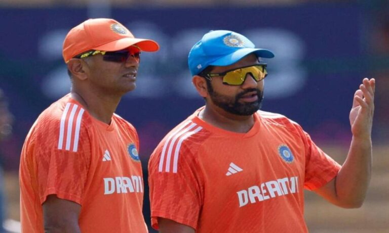 Rohit Sharma says he tried to persuade Rahul Dravid to stay on as coach after T20 World Cup