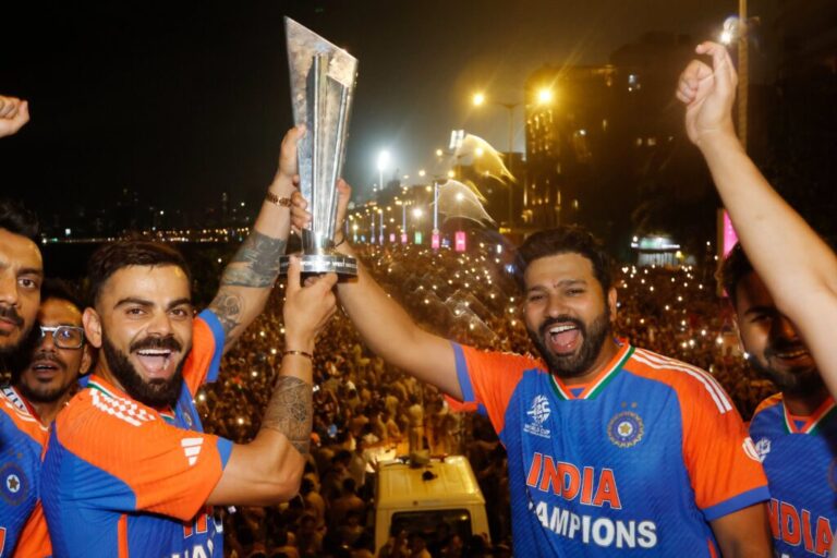 Indian Cricket Champions have fun with followers by internet hosting victory rally in Mumbai