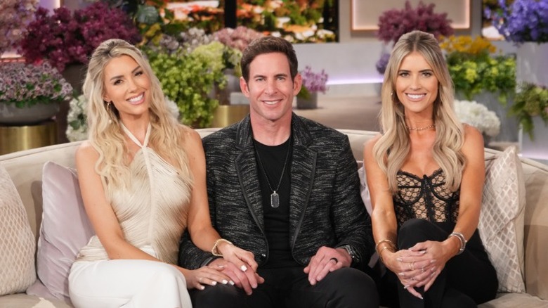 Heather Rae El Moussa, Tarek El Moussa, and Christina Haack on 