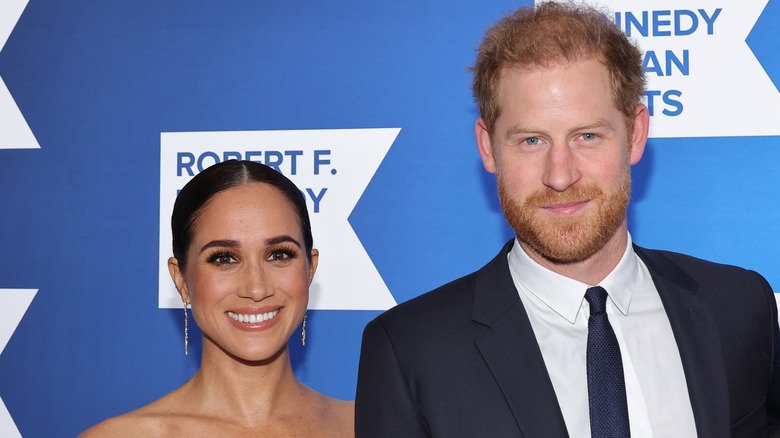 Meghan Markle and Prince Harry at the RFK Human Rights Ripple of Hope Award Gala