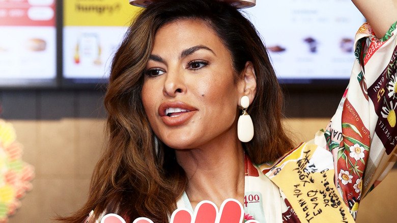 Eva Mendes at a charity event