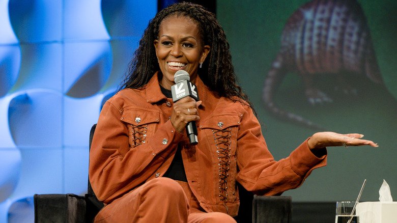 Michelle Obama on stage at SXSW 2025.