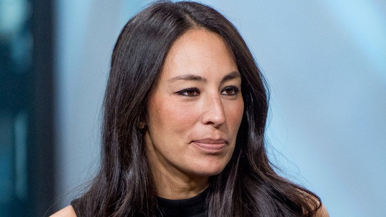 Joanna Gaines sits during interview