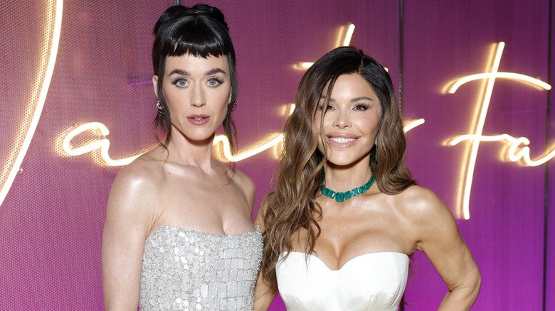 Katy Perry and Lauren Sanchez at a Vanity Fair Party