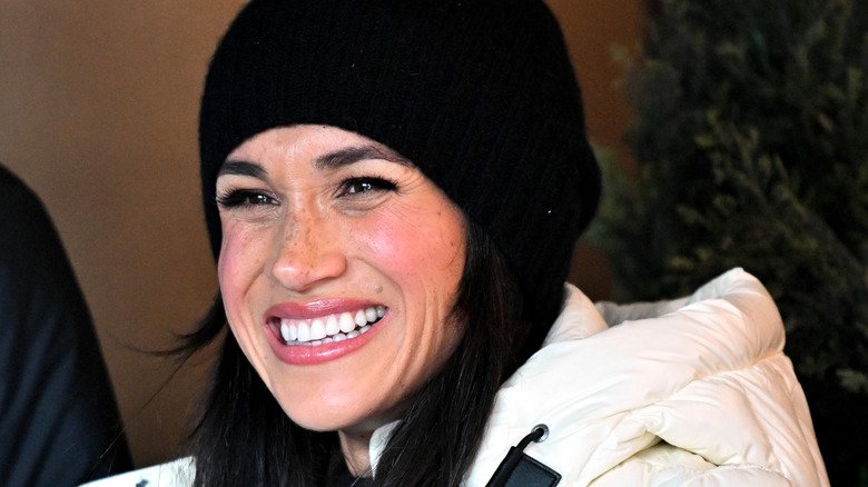 Meghan Markle grinning