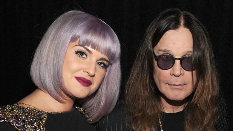 Kelly Osbourne and Ozzy Osbourne attend the 56th Annual GRAMMY Awards in Los Angeles, CA (2014)