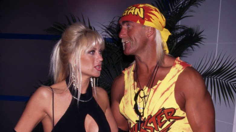 Linda Hogan and Hulk Hogan at the 1996 N.A.T.P.E. Conventionin