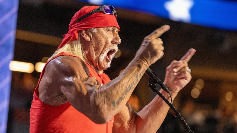 Hulk Hogan speaking at the Republican National Convention