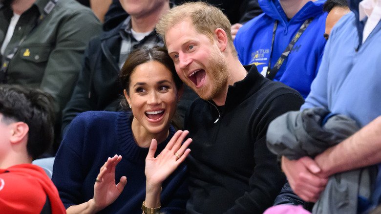 Meghan and Harry at the Invictus Games.