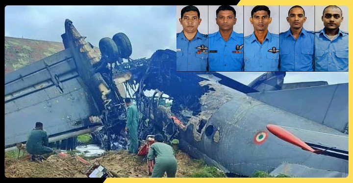Tragic AN-32 Crash Claims Five Indian Air Force Personnel