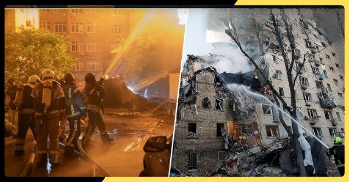 At Least Eight Killed in Kyiv as Massive Russian Strike Hits Ukrainian Capital