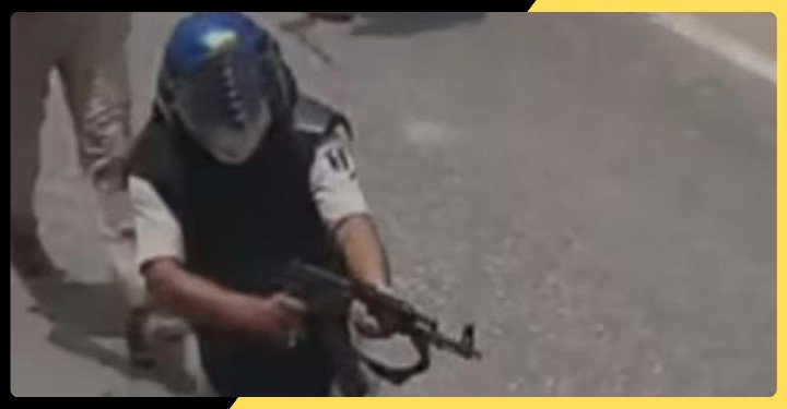 Bihar Cop Suspended After Viral Video Shows AK-47 Being Used During Student Protest