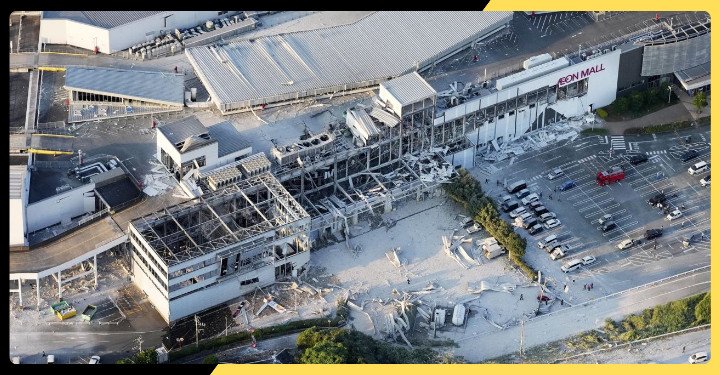 Japan Earthquake Triggers Deadly Mall Explosion, Leaving Several Dead and Dozens Injured