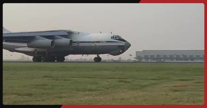 Three Russian Military Planes Make History With First Foreign Landing at Noida Airport